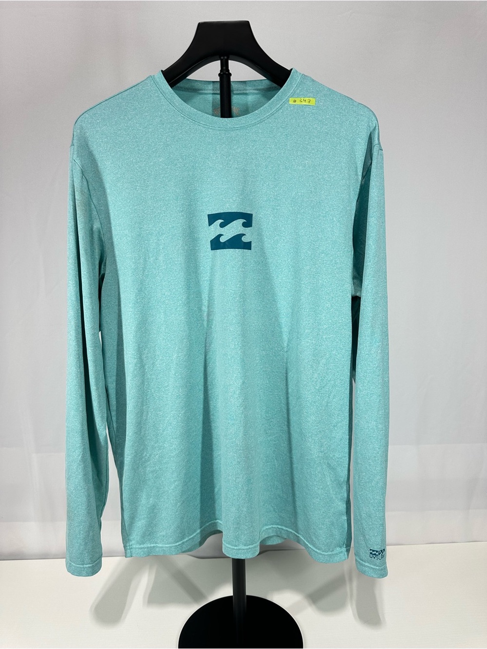#347 BILLABONG ALL DAY WAVE LOOSE FIT 50+ UPF SZ L SEA BLUE